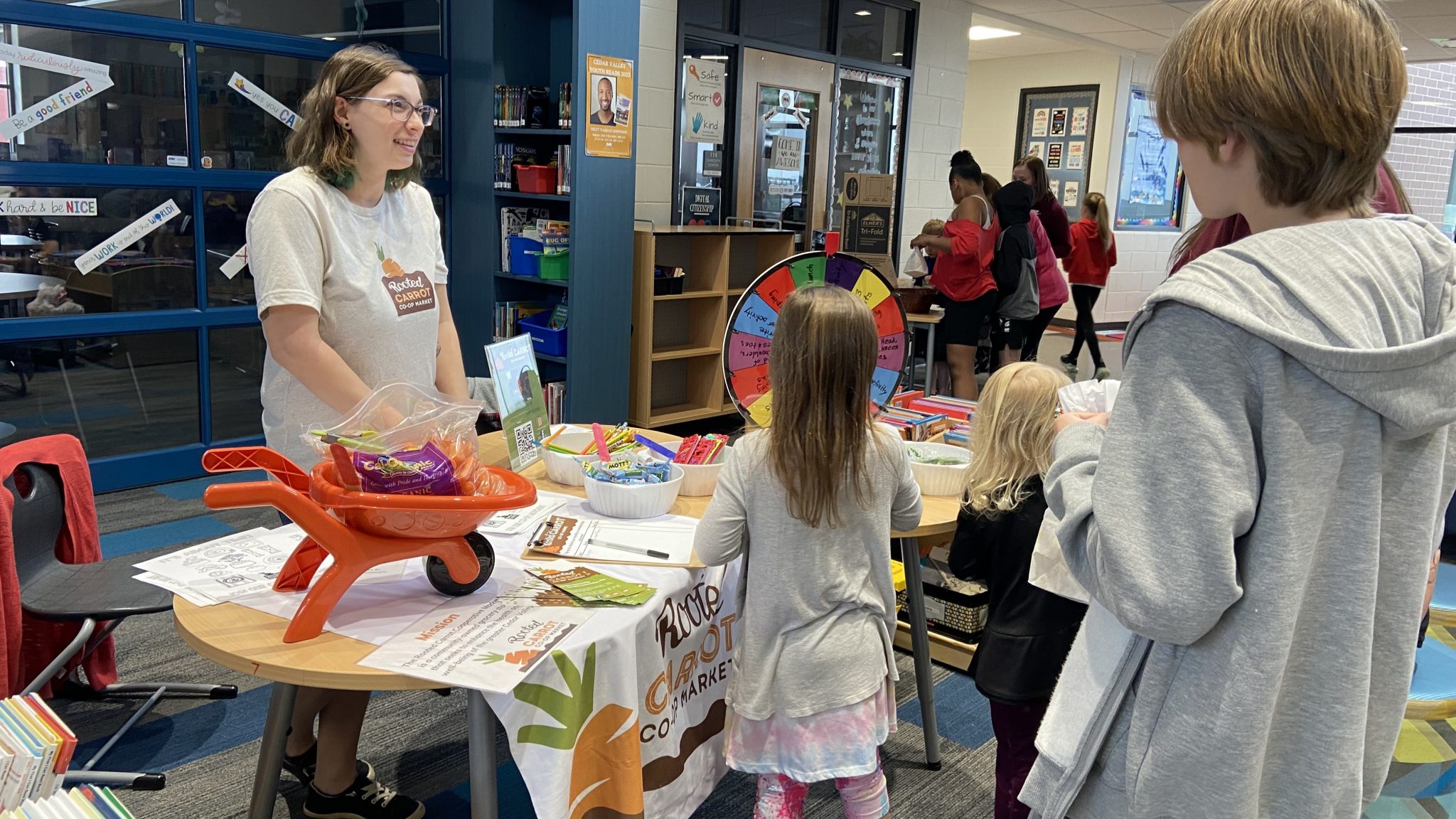 Wellness Fair at Aldrich Elementary Rooted Carrot Coop